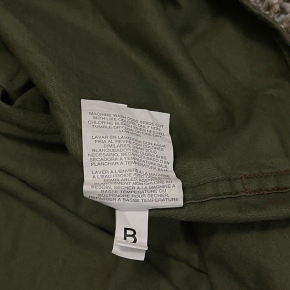 Wrangler Shirt Men's XXL Olive Green Button Up Short Sleeve‎ Utility Pockets - Picture 10 of 10